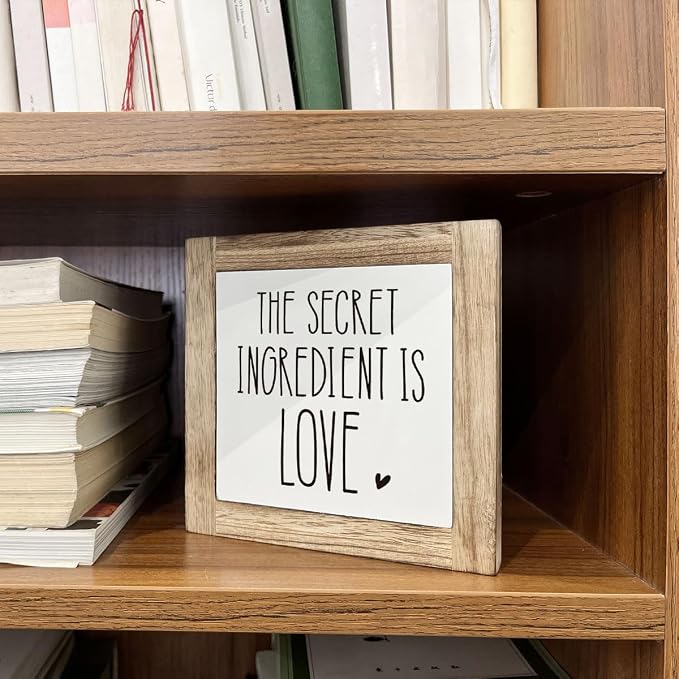 The Secret Ingredient Wooden Sign - Image 5