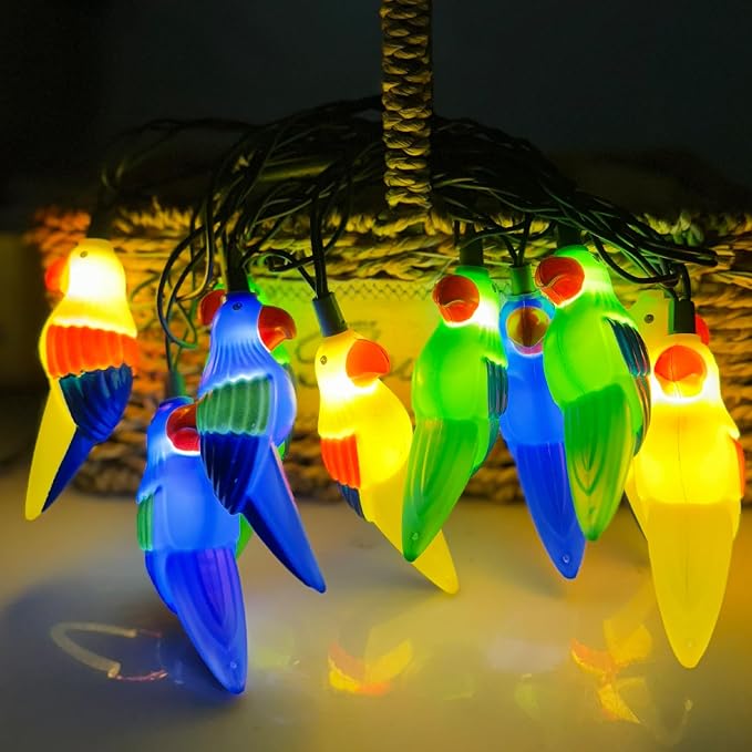 8.5FT Parrot String Lights, Plug in Parrot Fairy LED Lights - Image 8