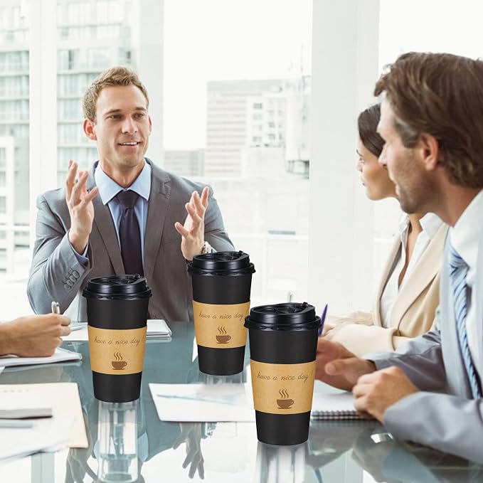 Lamosi 20 oz Disposable Coffee Cups - Image 3
