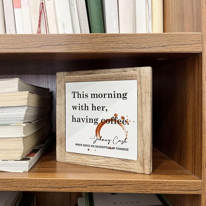 Coffee Decor Set, Wooden Box Signs - Image 5