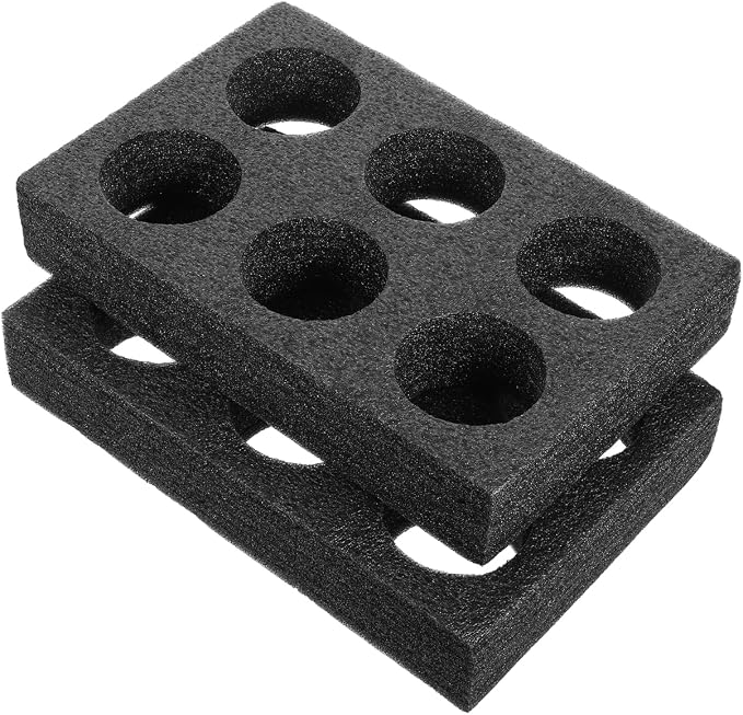 PRETYZOOM 2pcs Foam Cup Carrier Tray by PRETYZOOM