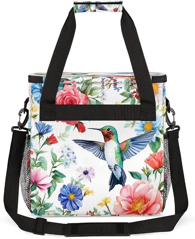 Floral Hummingbird Coffee Machine Bag Compatible - Image 5