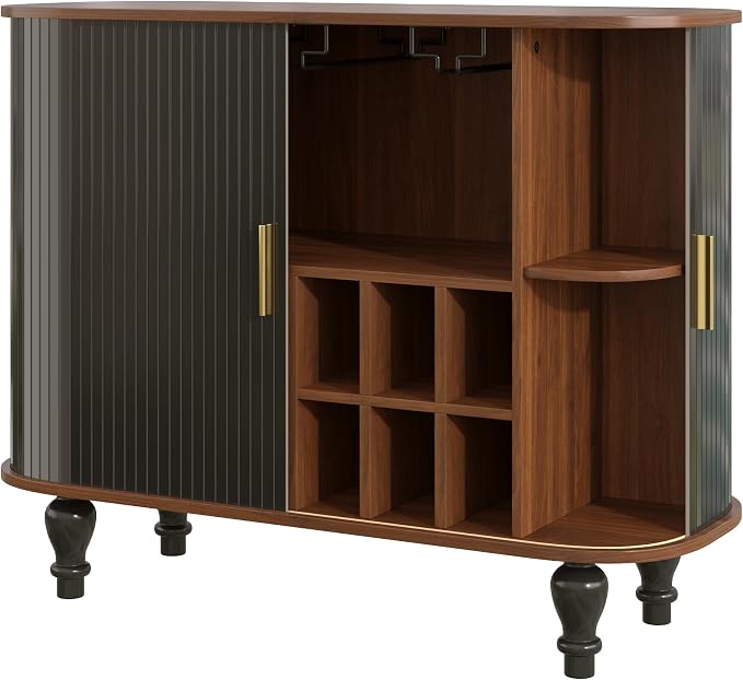 Merax 39" Coffee & Liquor Bar Cabinet - Image 16