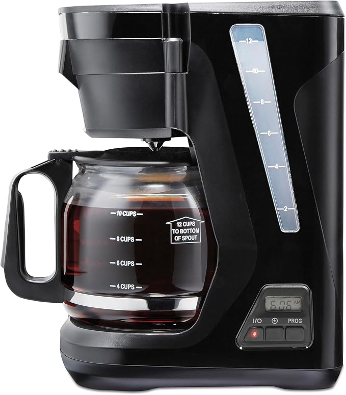 Proctor Silex FrontFill Drip Coffee Maker, Digital & Programmable, 12 Cup Glass by ProctorSilex