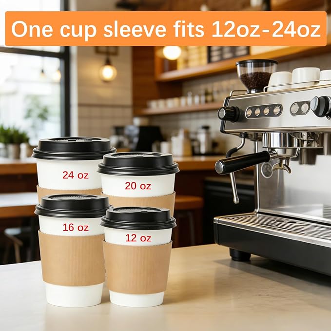 1005 Pack disposable coffee cup sleeves bulk - Image 5