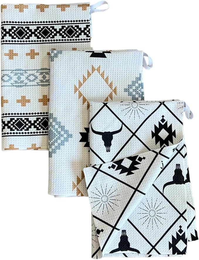 || 3 Pack|| Double Sided || Not Your Ordinary Dish Towels || Waffle Weave by DesertAqua