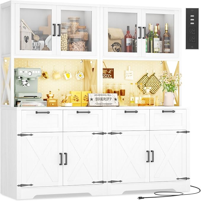 Unikito 71" Tall Kitchen Pantry Storage Cabinet by Unikito