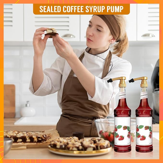 10 Pcs Coffee Syrup Pump Tip Covers Black Rubber Caps - Image 5