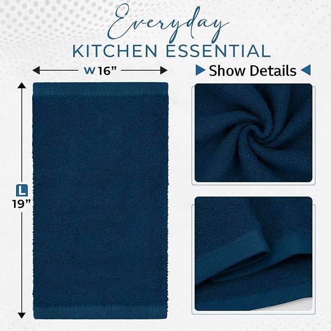 DAN RIVER Kitchen Bar Mops, 16 by 19 Inches, 100% Cotton Super Absorbent - Image 8