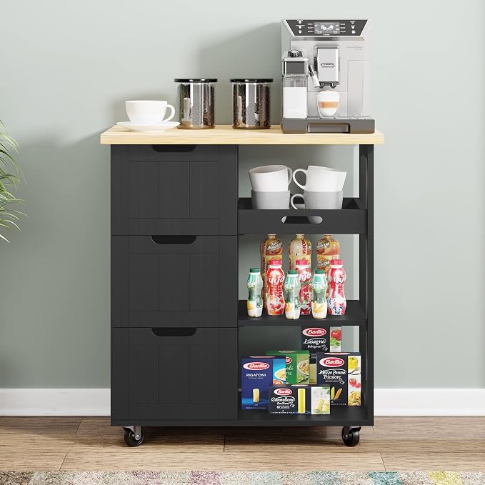 Shintenchi Kitchen Island Cart - Image 6