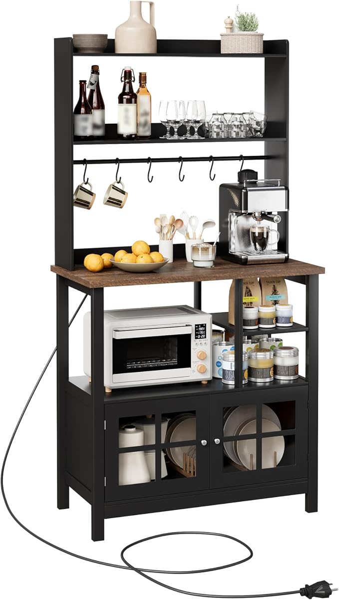 ChooChoo Farmhouse Coffee Bar Cabinet - Image 7
