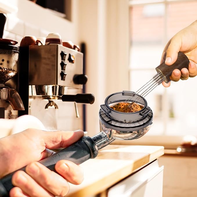 54mm Dosing Funnel with 53.5mm Puck Screen, Catcan Espresso Portafilter Funnel - Image 7