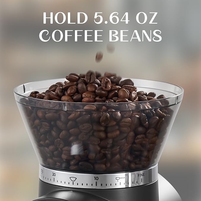AYCHIRO Electric Conical Burr Coffee Grinder, Touchscreen Coffee Grinder - Image 6