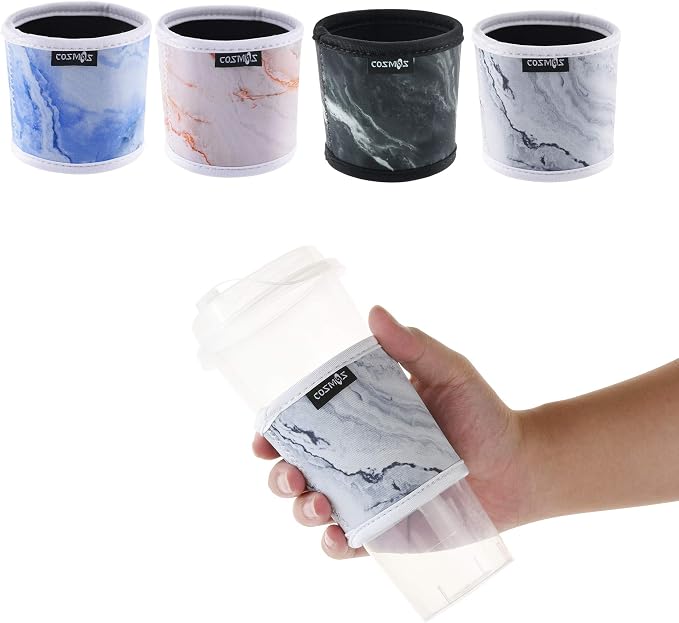 CM Reusable Coffee Mug Sleeve Cover Coffee Cup Sleeve Cover Heat Resistant - Image 4