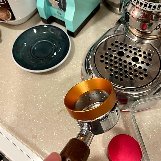 51mm Dosing Funnel, Aluminum Coffee Dosing Ring Espresso Portafilter Funnel - Image 6