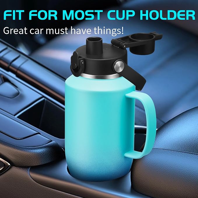 40 oz Insulated Water-Bottle that fits in Cup Holder - Image 2