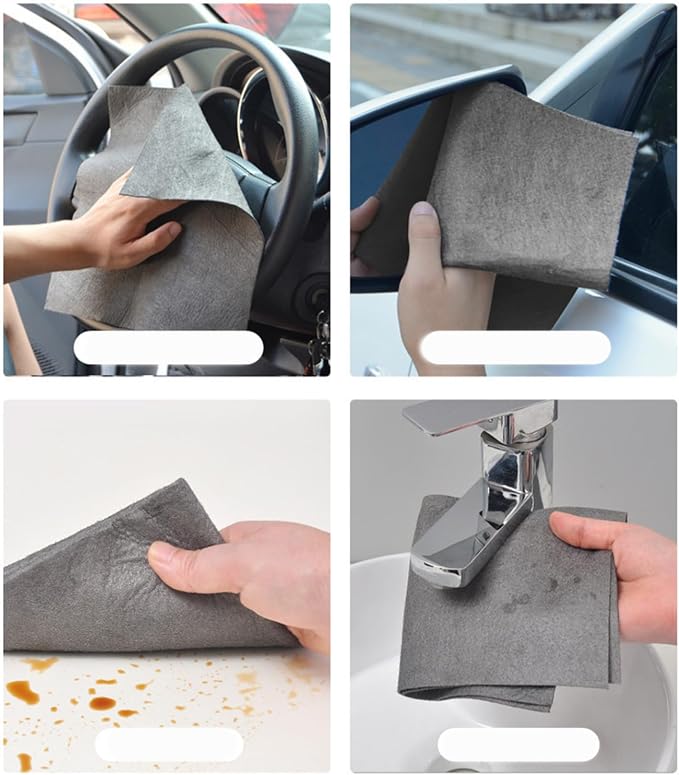 Thickened Microfiber Cleaning Cloths, All-Purpose Lint Free Cloth, Reusable - Image 4