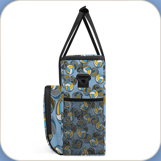 Volleyball Coffee Maker Travel Bag, Volleyball Large Carrying Storage Case - Image 4