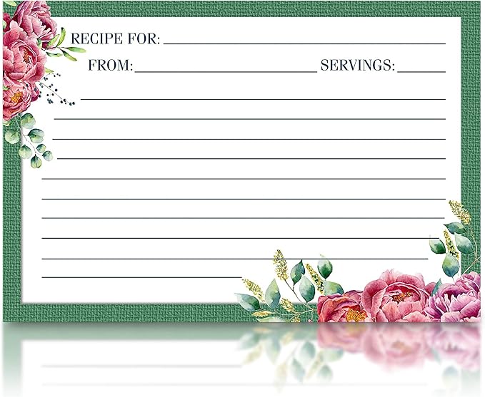 Meadowsweet Kitchens Recipe Card Set by MeadowsweetKitchens