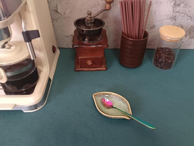 Coffee Spoon and Rest for Coffee Bar Accessories, Small Spoon Rest for Coffee - Image 3