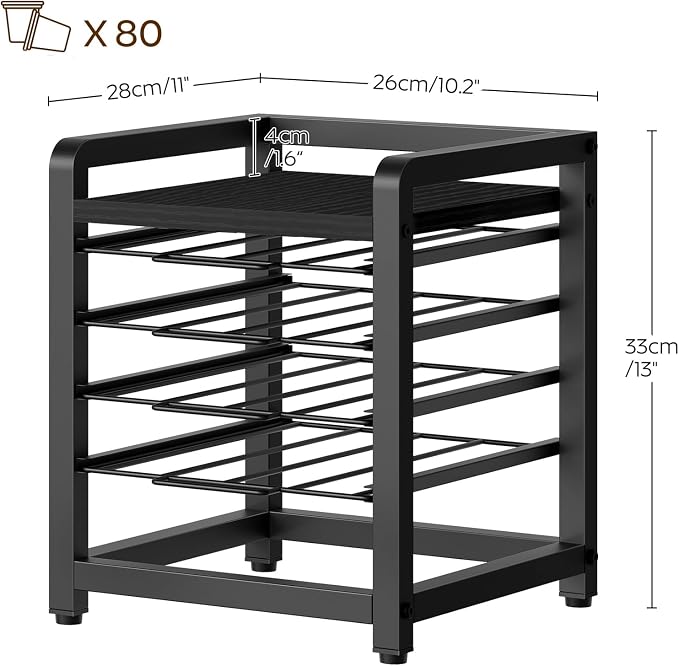 YATINEY Coffee Pod Drawer Holder, 4 Tier Organizer - Image 3