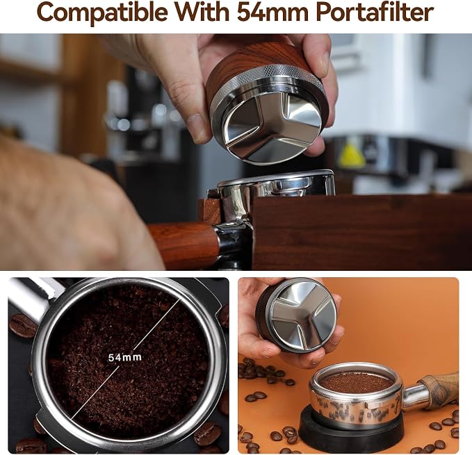 53mm Espresso Accessories, Espresso Distribution Tool, Adjustable Height 5-15mm - Image 4