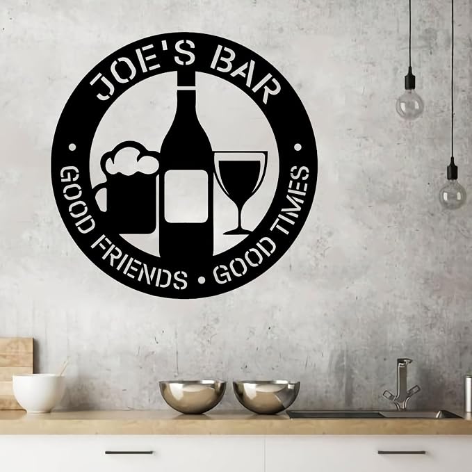 Cocktail Bar Signs, Personalized Beer Signs, Bar Décor, Man Cave Custom Gift - Image 4