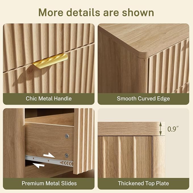 TEENFON 31.5" W Storage Cabinet - Image 8