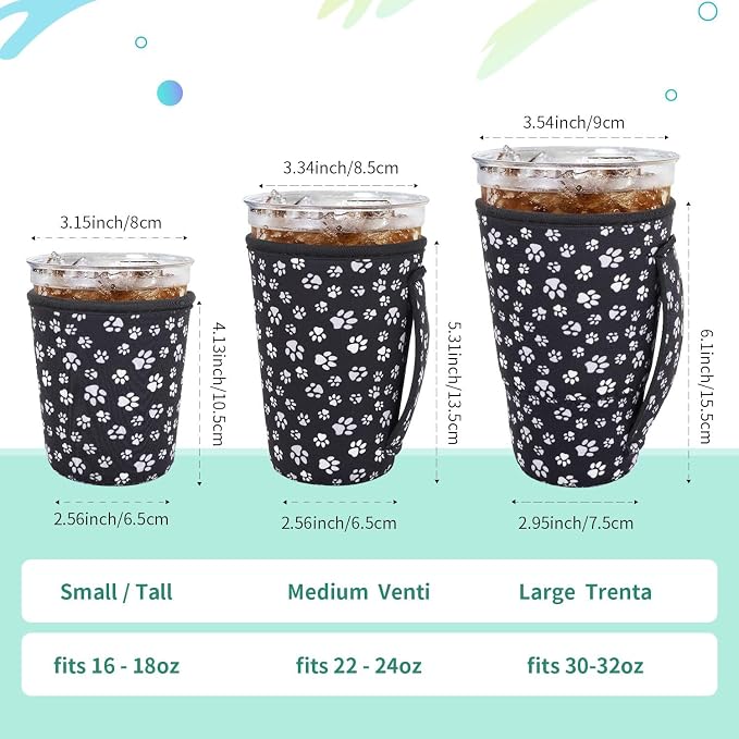 Iced Coffee Sleeve Insulator Sleeves - Image 2