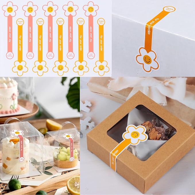 Beyonday 300pcs Handmade Lollipop Baking Stickers - Image 4