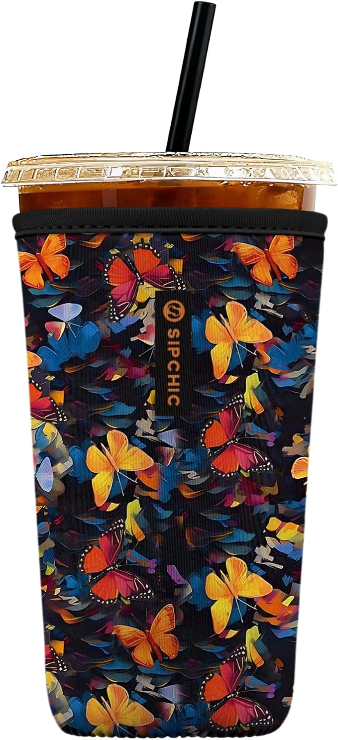 Iced Coffee Sleeve – Neoprene Reusable Cup Sleeves by Unknown