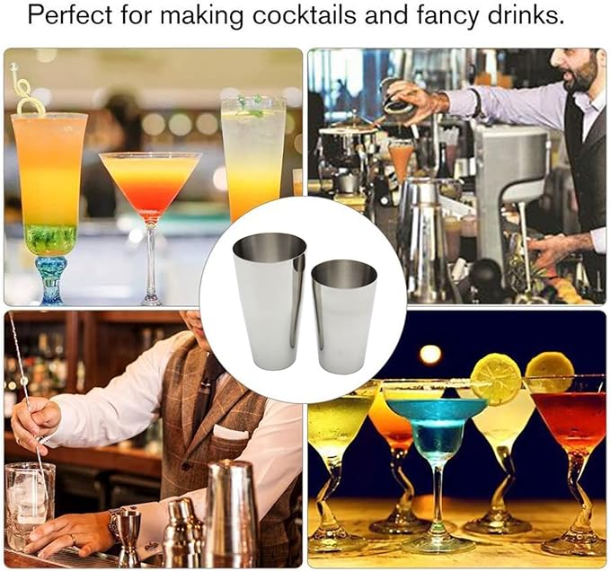 Cocktail Shaker Set, Professional Boston Shaker Set - Image 6