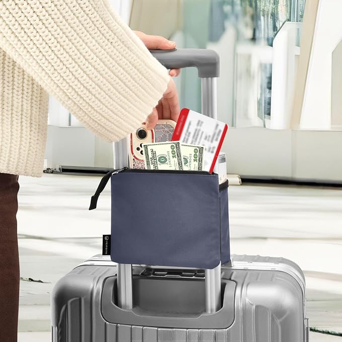 DOMIKING Navy Blue Travel Luggage Cup Holder - Image 4