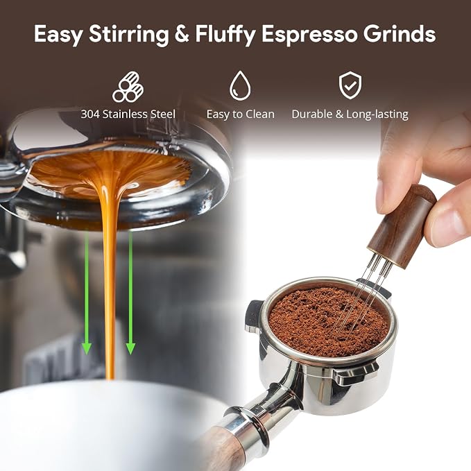 WDT Tool Espresso Accessories Kit: 6 Stainless Steel Needles Espresso - Image 2