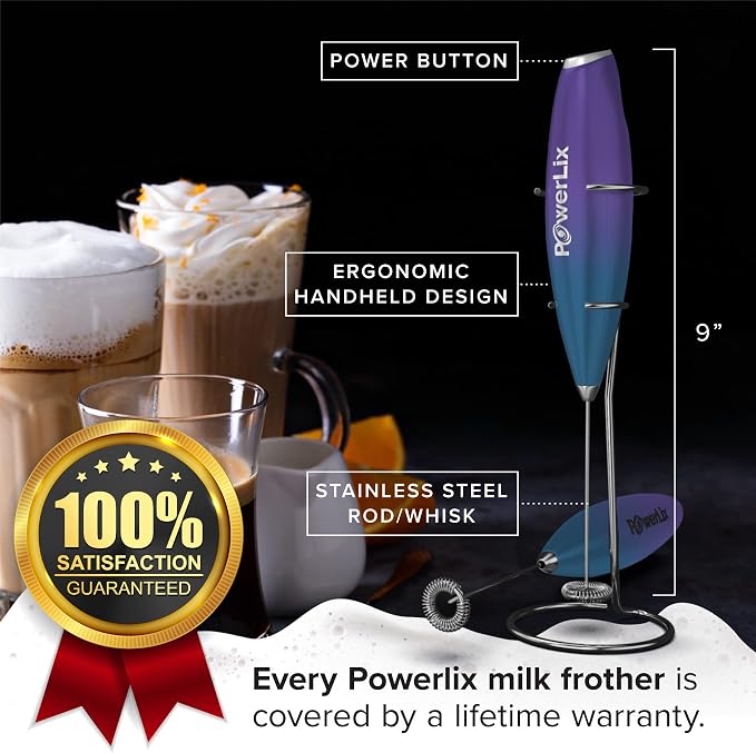 PowerLix Powerful Handheld Milk Frother - Image 3