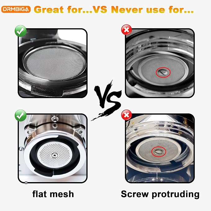 58.3mm Espresso Puck Screen 2 Pack – Professional Premium 3rd Gen Dual-Layer - Image 3