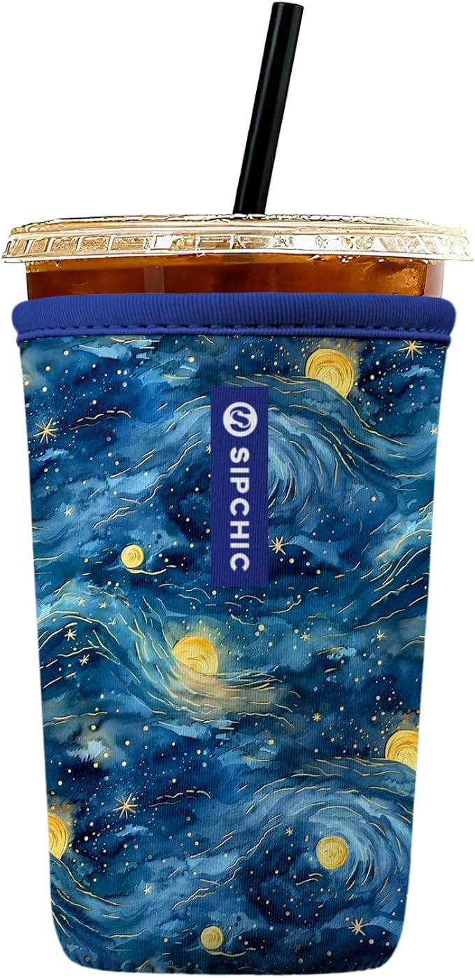 Iced Coffee Sleeve – Neoprene Reusable Cup Sleeves by Unknown