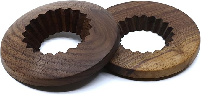 Handmade Origami Coffee Dripper Holder, Pour Over Coffee Stand, Walnut Wood - Image 3