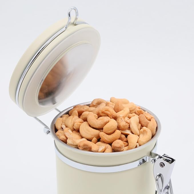 PRINCE G Airtight Coffee Canister, Light-Blocking Stainless Steel Coffee - Image 8