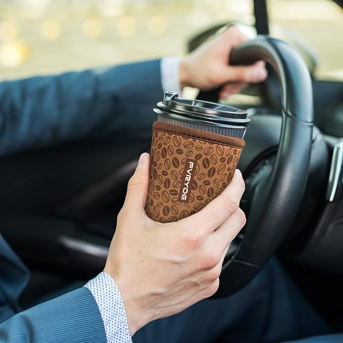 Reusable Insulated Neoprene Iced Coffee Sleeves - Image 4