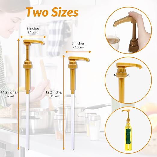 4Pcs Coffee Syrup Pumps: Compatible - Image 2