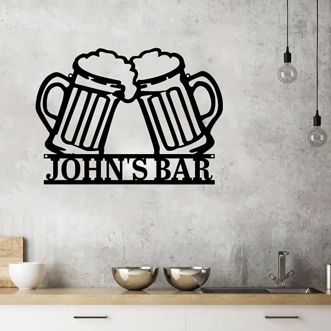 Personalized Beer Sign With Light Beer Zone Pub Club Decor Outdoor Wall Art Bar - Image 4