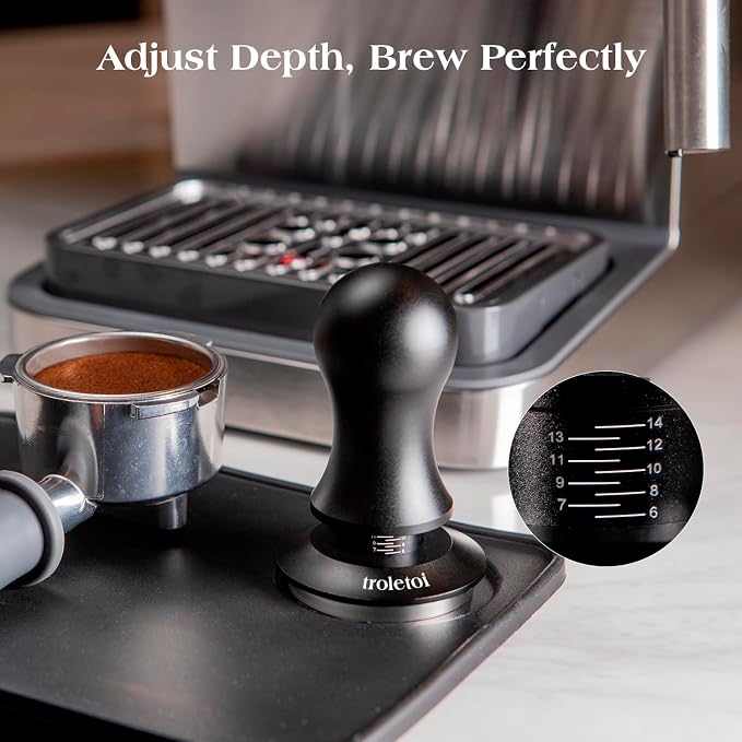 7 PCS Espresso Accessories Kit: 53.3mm Espresso Tamper, Coffee Distributor - Image 6