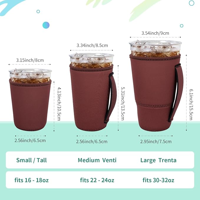 Iced Coffee Sleeve Insulator Sleeves - Image 2
