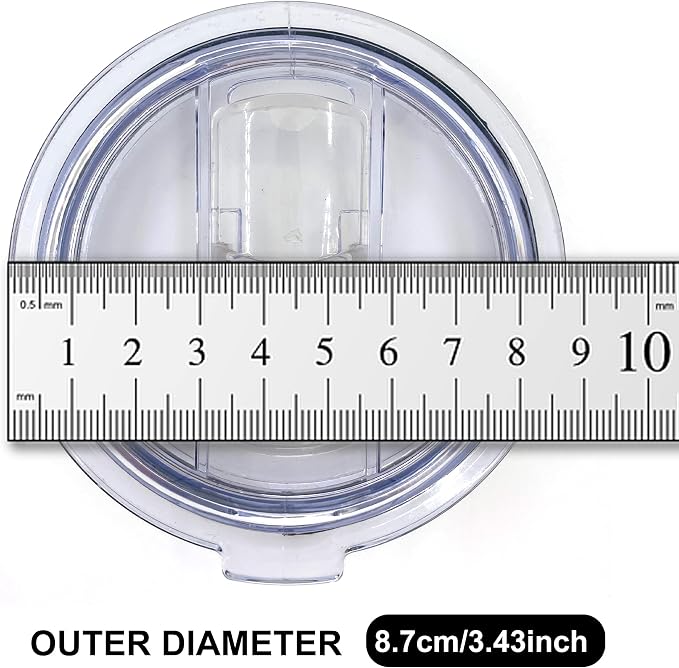 2 Replacement Lids for 20oz Stainless Steel Tumbler Travel Cup - Image 4
