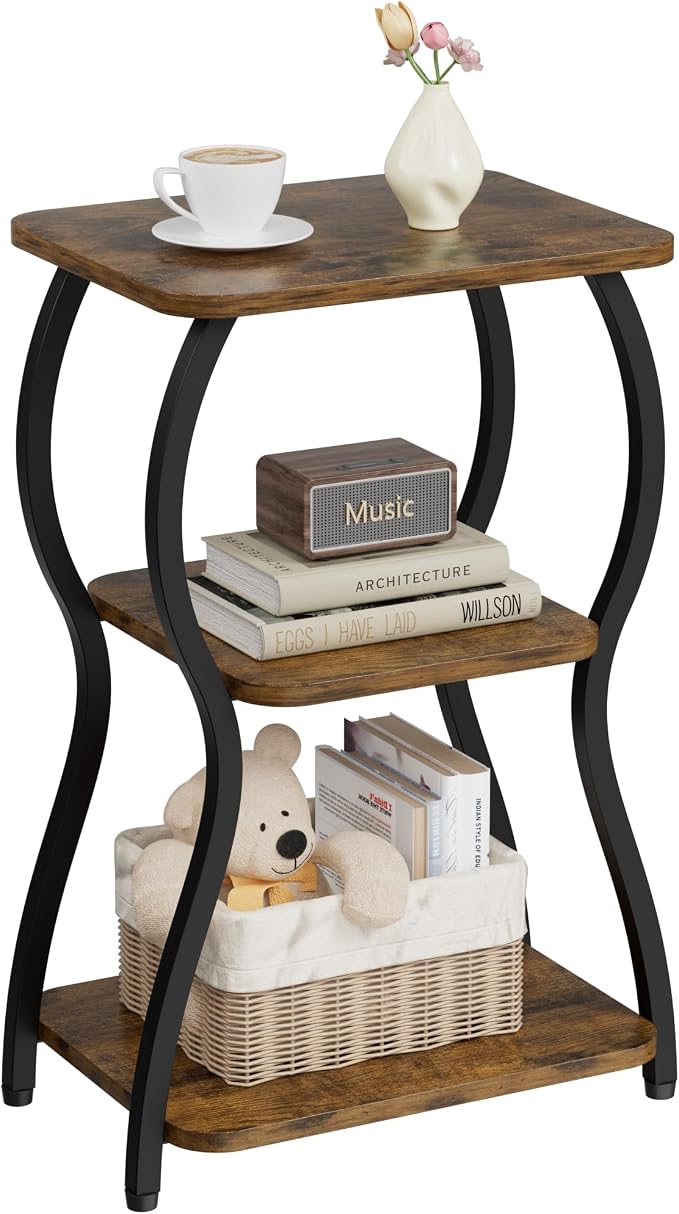 JUSTOGO Side Table, Small End Table - Image 9
