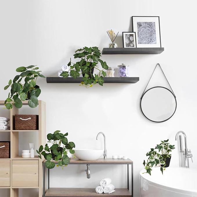 Yoratee Artificial Plants Set of 4 Fake Comosum Potted Plant - Image 6