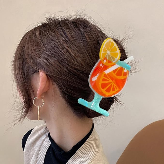 Creative Drink Garnish Clip Hair Accessories Multipurpose Hair Tool - Image 4