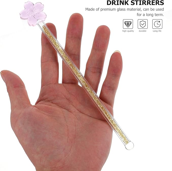 KALLORY 1pc Handle Flower Stirrer - Image 3