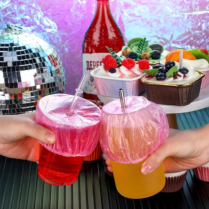 Baderke 50 Pcs Disposable Cup Covers - Image 6